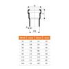 HT Siphon Connection Elbow DN 50/40