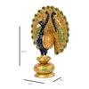 Golden Amboz Resin Dancing Peacock Showpiece Figurine for Home Office Decor Gifts