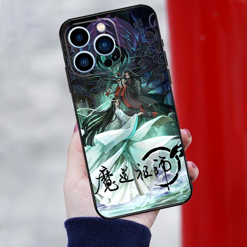 Mo Dao Zu Shi Anime Phone Case For iPhone 16 Pro 15 Pro 12 13 Mini 11 14 Pro Max XR 16 15 Plus 16e Cover Coque
