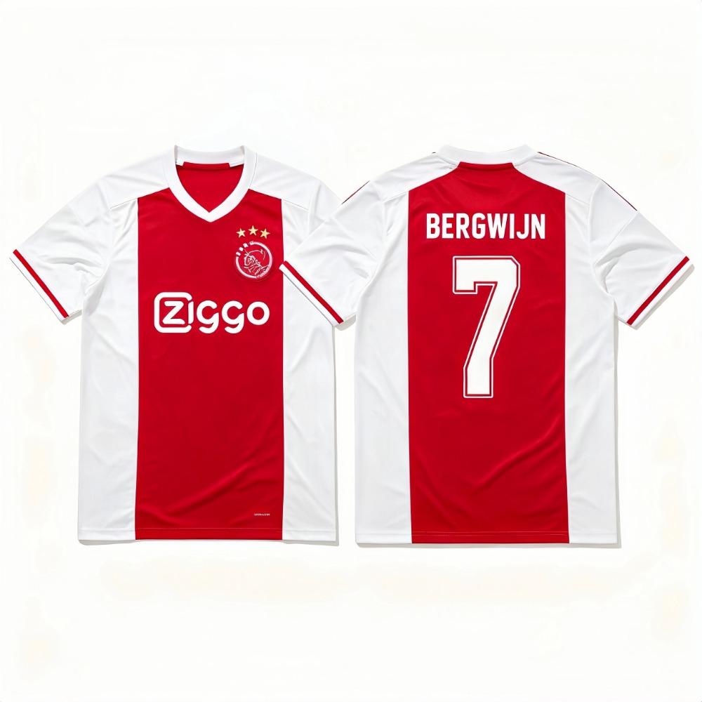 Ajax 2627 Saison Niederlande Unisex Fußballtrikot Shirt, Herren Damen 3D Druck Sommer