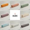 Cylindrical Cushion Case Bed Sleeping Waist Cushion Cover Soft Long Comfortable Pillow Case Neck Bolster Pillow Roll Headrest