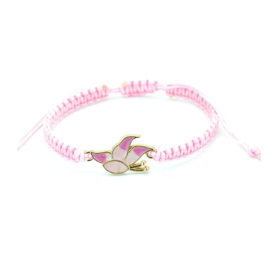 Bow Braided String Bracelet Adjustable String Rope Bracelet Handmade Friendship Gift Butterfly Cheerleader Wristlet for Friends Cheer Dance Team