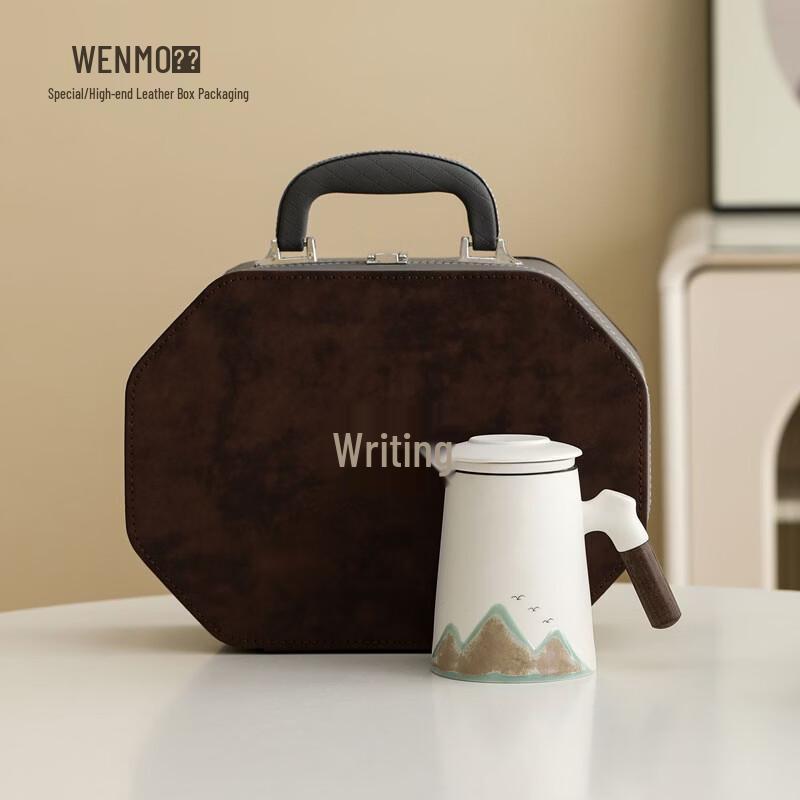 

Wenmo WMCT01 Hand-painted Landscape Coarse Pottery Teaware