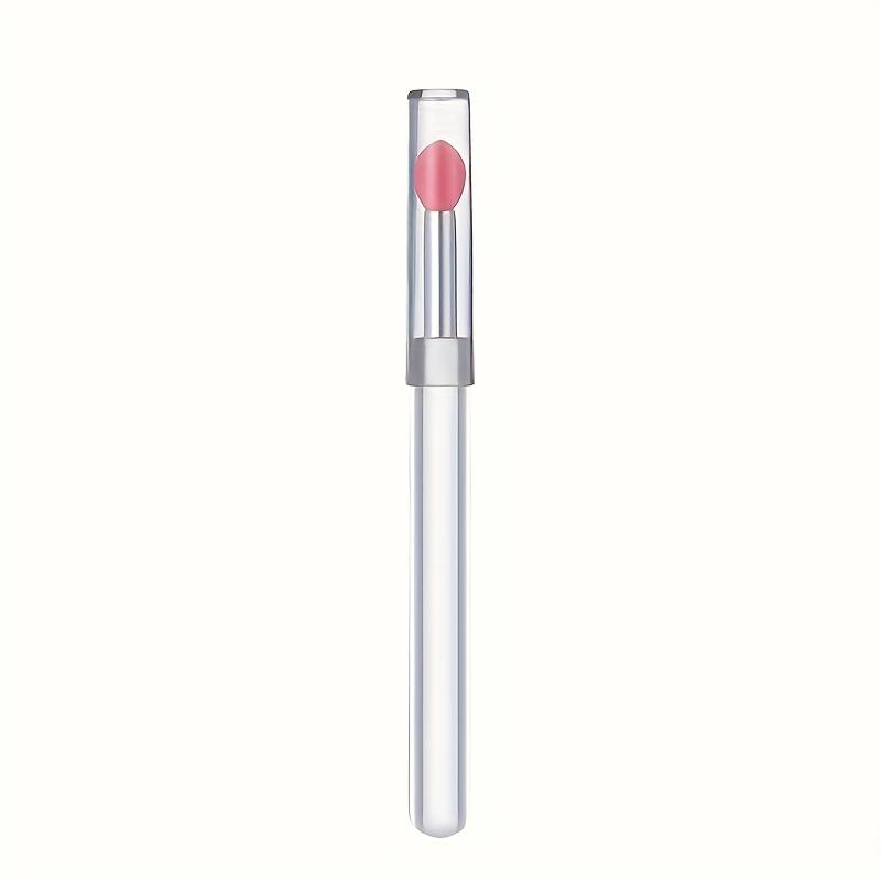 

Multi-purpose Makeup Brush with Lipstick Cover, Eyeshadow Brush, Blush Brush and Face Cream Brush, Multifunctional Makeup Brush with Lid for Lip Balm