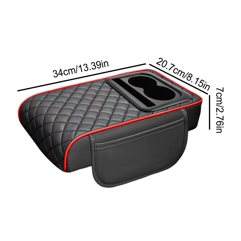 Armrest Cover For Car Multifunctional Comfortable Car Armrest With Cup Holder Ergonomic Automotive Interior Truck Suvs Front