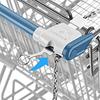 Stainless Steel Decorative Shopping Trolley Token Coin Holder Keychain DIY Shopping Cart Tokens