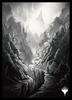 The Gathering Players Card Sleeve Midnight Edition Magic "Innistrad Hunt" "Eternal Night" "Mountain" (B) MTGS-191