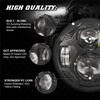 5.75 inch Led Headlight With High/Low Beam DRL For Honda Yamaha Harley Dyna Sportster Softail FXST, FXSTB, FXSTC 5 3/4"Headlamp.