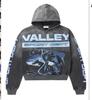 New digital 3D printing zipper Y2K sweater jacket for men and women