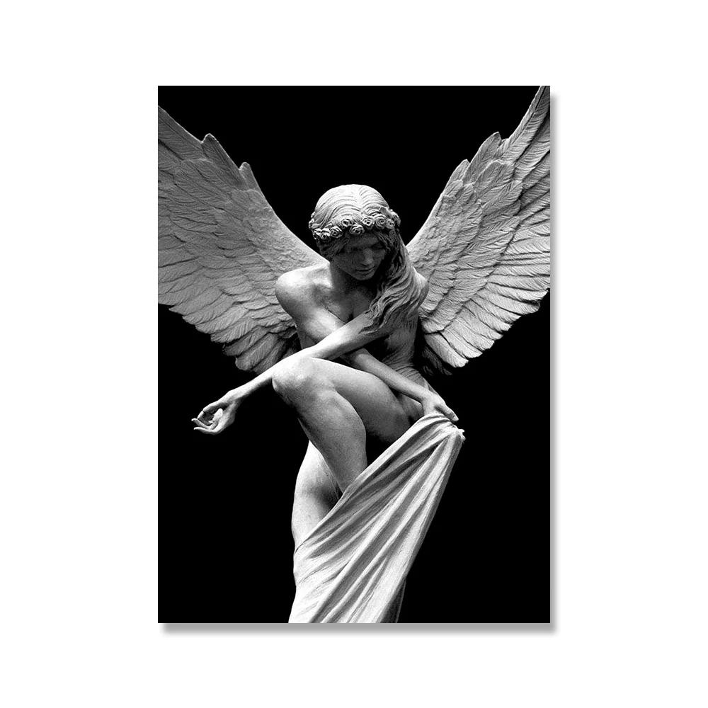 Moderne Apollo Marmorskulptur Wandkunst David Graffiti HD Leinwand Poster Drucke Heim Schlafzimmer Wohnzimmer Dekoration Geschenke