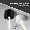 Small Beam Angle Spotlights 3°8°15°24° Dimmable Surface Mounted Ceiling Lights for Dining Tables Museums Bars Family Lighting