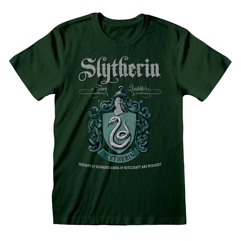 Slytherin Crest TShirt Harry Potter Official Movie New Green Unisex T-Shirt S