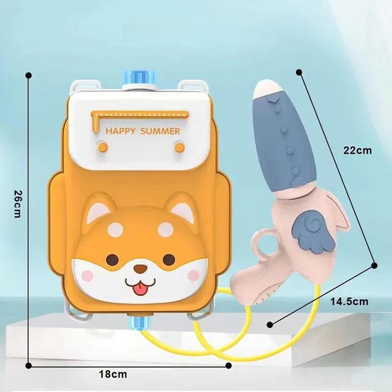 Children's Backpack Water Gun Toys 1PCS Pull-out Beach Water Play Bared Spray Gun Boys and Girls Splash Festival Summer Water Toys