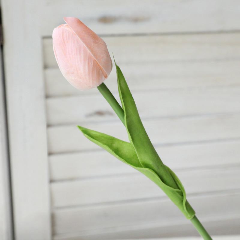 

10/5Pcs Artificial Tulips Flower Real Touch Fake Faux Pu Tulips Flower Arrangement Wedding Bouquet Mother S Day Gift Home Decor 5Pcs