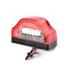 3 Led Number Lamps E9 12V-24V For Lorry Truck Trailer White Light Waterproof Car License Plate Light