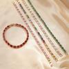 European & American Light Luxury Zircon Tennis Bracelet - Crystal Qixi Gift
