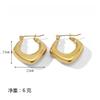 Vintage Gold Circle Screw Thread Hoop Earrings for Women, Minimalist Textured Ear Cuffs, Dainty Small Hoops, Trendy Jewelry Gift