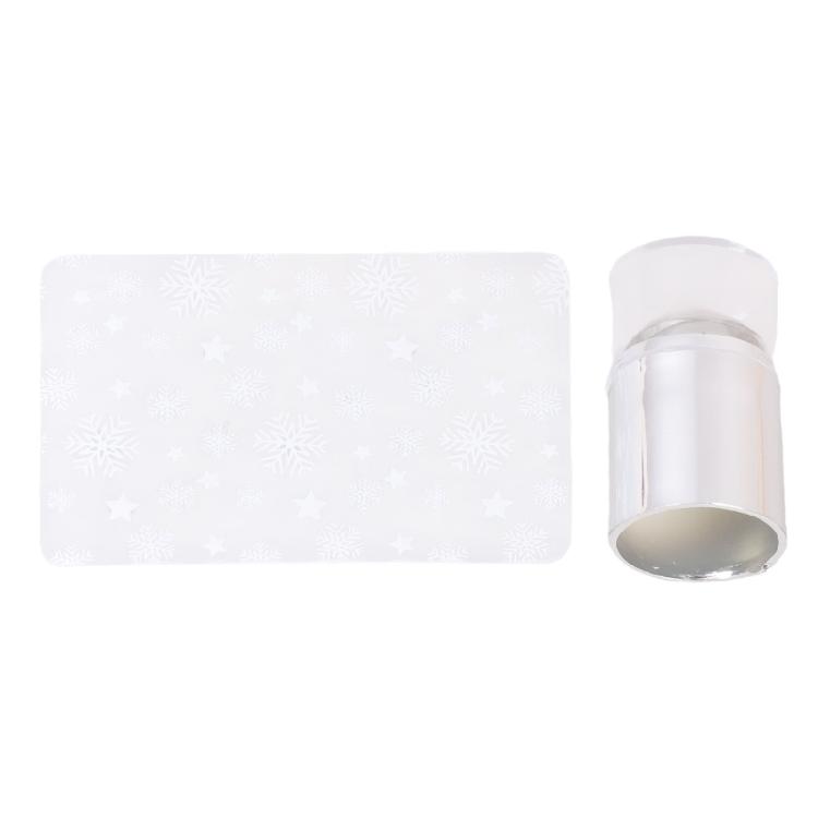 Travel Size Silicone Nail Art Stamper Offering Crisp Imprints And Easy Pattern Positioning