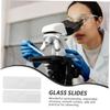 TOYMYTOY Concave Laboratory Microscope Circular Quartz Glass Frosted Thin Microscope Setup 50-Pack Slides, Slides, Slides, Slides, Slides, Slides,
