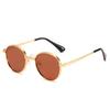 2058 Retro Small Round Frame Metal Sunglasses for Women