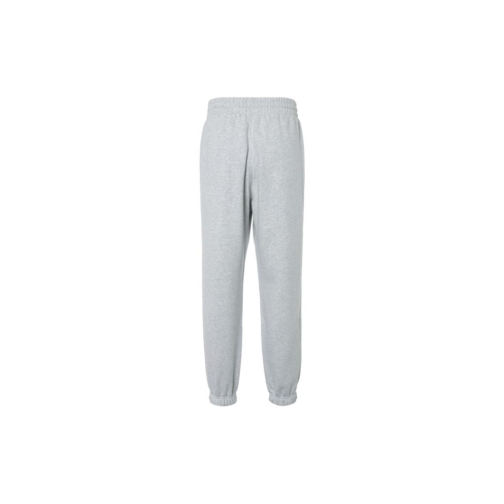 Adidas Originals Trefoil Solid Logo Cuff Joggers Men Bottoms Light-Grey HB7503
