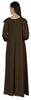 Bimba Abaya Islamic Prayer Dress With Hijab For Women's  Front Button Placket  Muslim