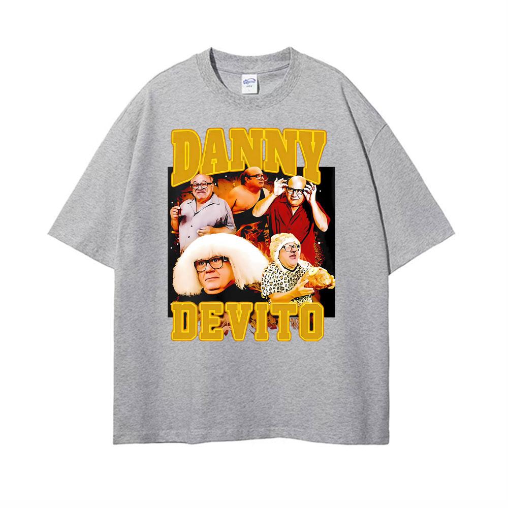 Trash Man Danny Devito Vintage Rap T Shirt High Quality Tshirts Unisex Short Sleeve Comfort Mens Clothing Tee Shirt Streetwear