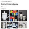 Ceramic Cups: Solid Colors for Hotels & Guesthouses - Versatile Coffee & Milk Mugs