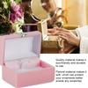 Jewelry Ring Box Case Pendant Gift Storage Display Organizer Accessory (Pink)
