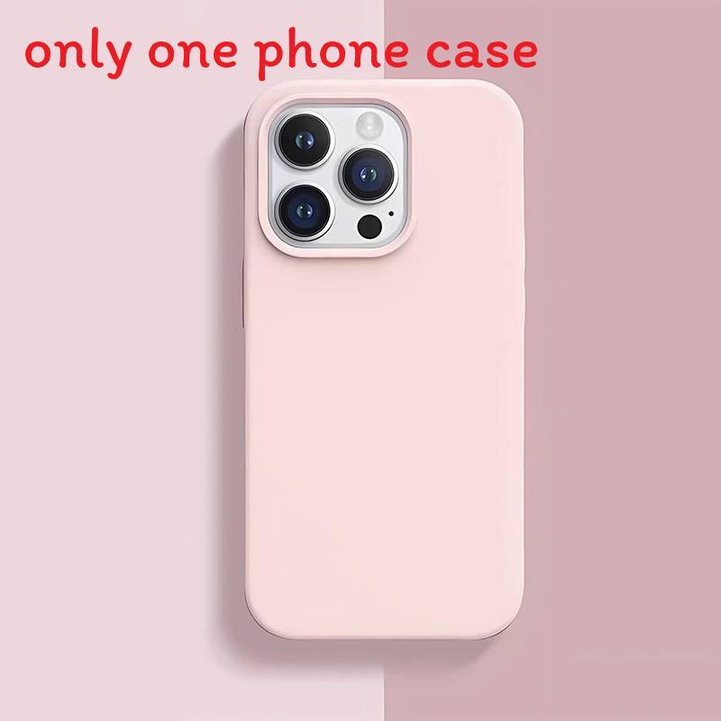 14 Iphone For Pro Solid Color Liquid Silicone Phone Case With Absorption Shock