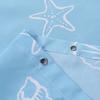 1Pc Waterproof Ocean Shell Shower Curtain - Polyester, Mildew - Resistant, No - Punch, 72"×72", 12 Hooks