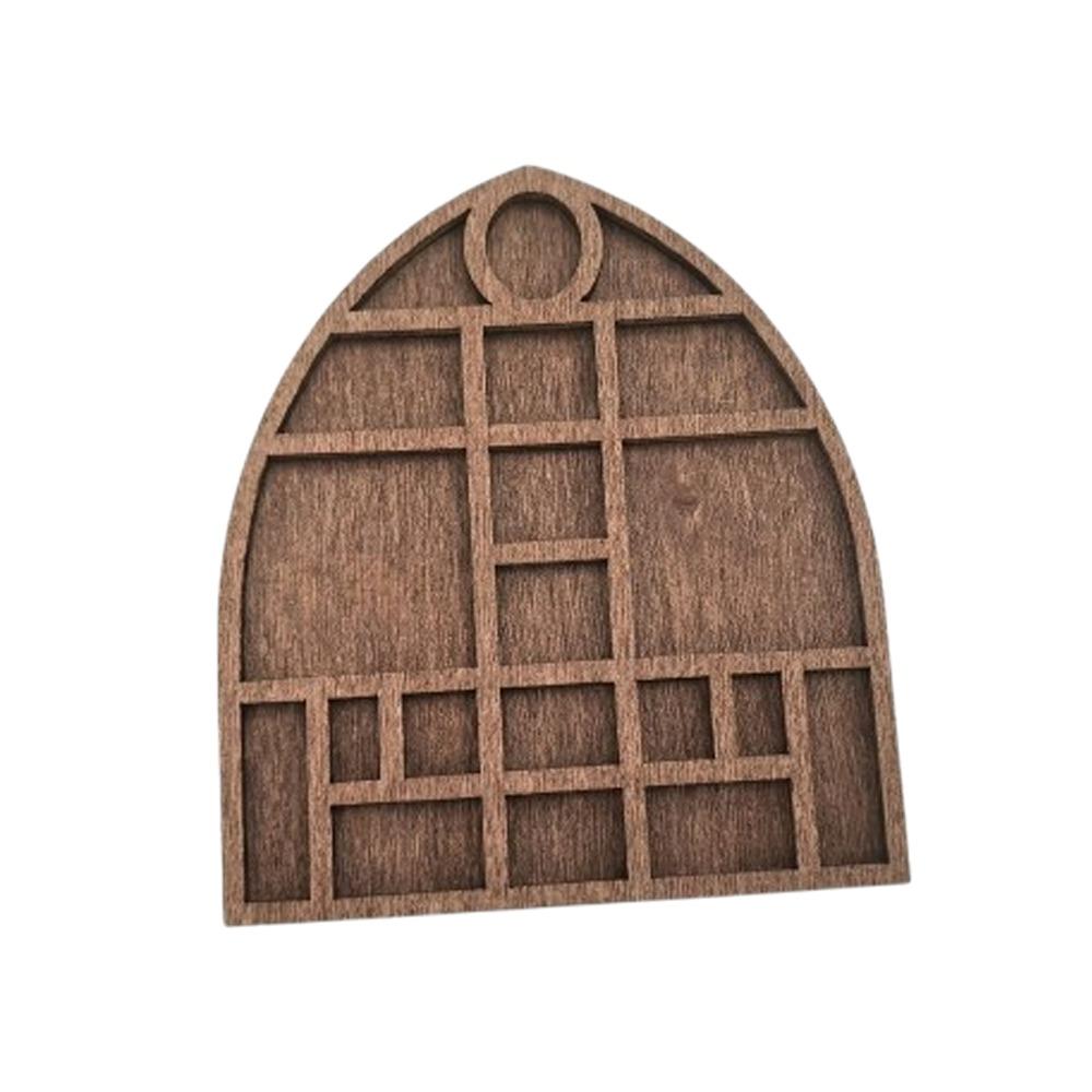 Variety Grids Mini Jewelry Holder Wooden Goods Display Rack  Specimen Display Style E