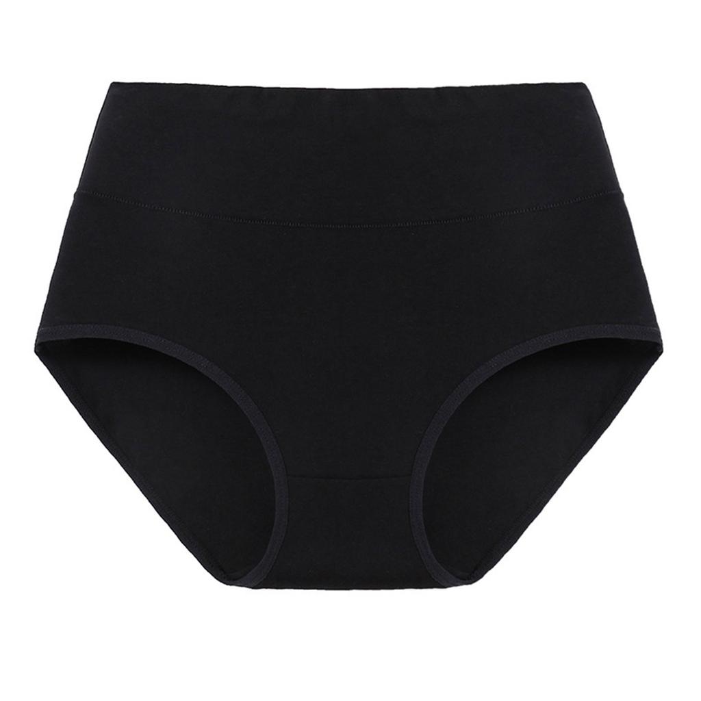 Hohe Taille Baumwollunterwäsche für Damen Nahtlose Bauchformende Slips Atmungsaktives Weiches Gewebe Bequeme Passform Vollständige Abdeckung