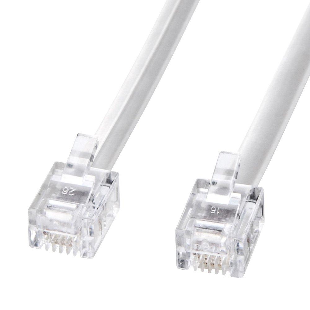 

Sanwa Supply Modular Cable 20m (White) TEL-N1-20N2 білий