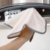 5pcs/Set Hanging Superfine Fiber Cleaning Cloth Dishcloth Kitchen Towel Household Square Cleaning Cloth Strong Water Absorption