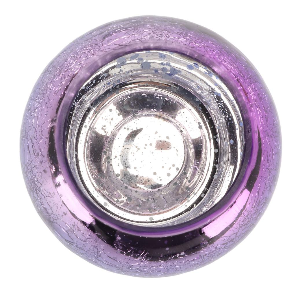 Tea Light Holder Warm Romantic Glass Attractive Decorative Handcrafted Textures Table Centerpiece Decor