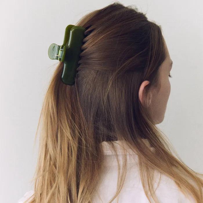 Ove Hair Clip_Olive Green