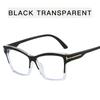 New Anti Blue Light Glasses for Women Fashionable Cat Eye Decoration Eyeglass for Men Simple Retro Eyewear Frame