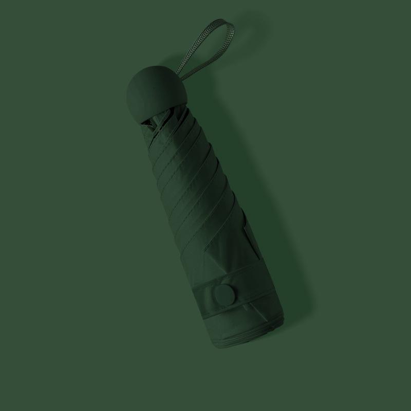 Wow Ultra-Light Five-Fold Customized Umbrella - UV Protection and Sunshade for All Weather