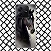 Coque de téléphone Animal Cheval Noir pour Xiaomi Redmi Note 15 14 14S 13 12 12S 11 Pro Plus 11E 11T 11S 10S 5G Coque Souple Fundas Redmi N