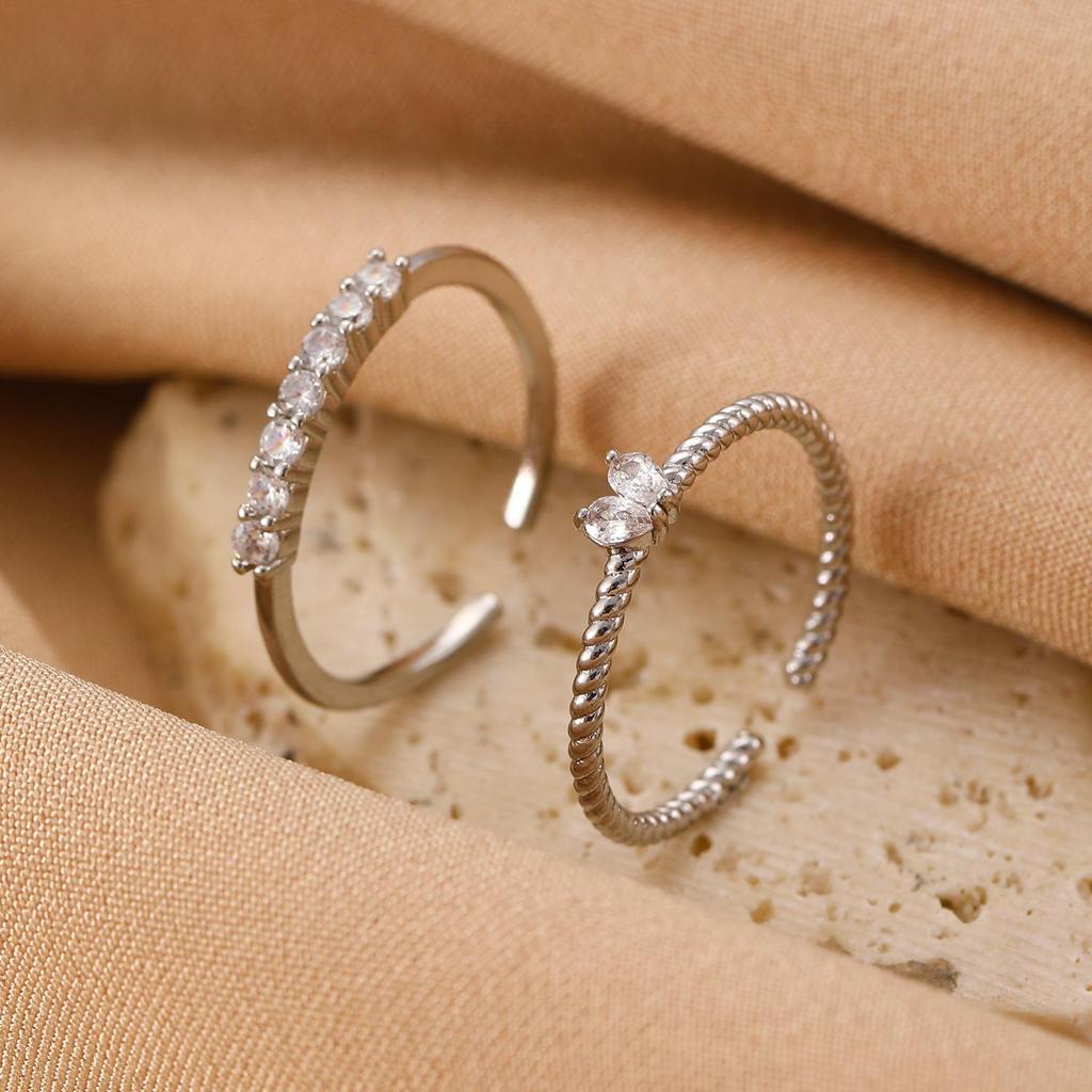 High-End Cross-Border Fashion Bow Ring for Women - European & American Style Open Index Finger Accessory