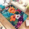 1PC Flower Pattern Kitchen Rugs Non-Slip Home Door Mats Pop design Bathroom Rug Bath Mat Carpet for Home Sink Laundry Decor