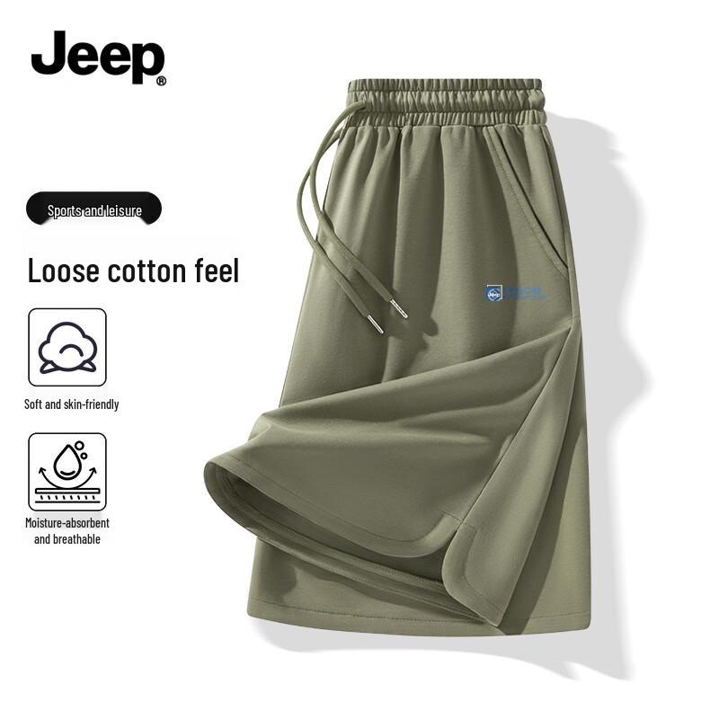 JEEP Men s Athletic Breathable Casual Summer Shorts L