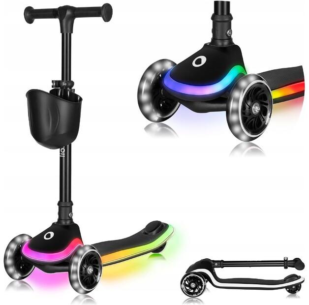Three-wheeled Scooter Lionelo Mey Balance LED Foldable Up To 50kg
