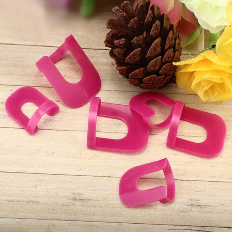 26 stk DIY neglelakk Protetor-klistremerke sjablongverktøy + 48 stk/klistremerke Guide Strip