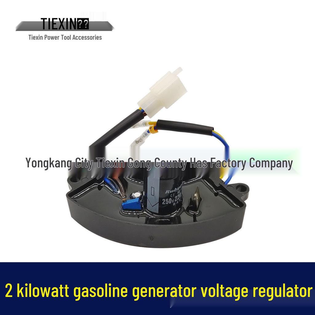 Item No. 00413: 2KW Gasoline Generator Voltage Regulator with 4+2 Wires, Crescent Shape