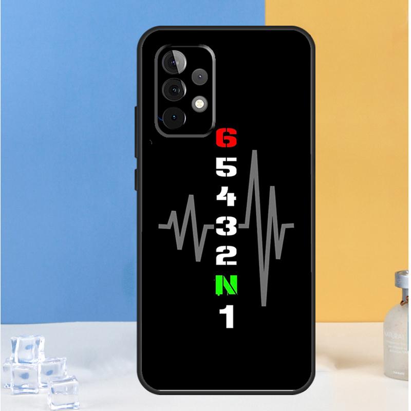 Motorcycle Heartbeat For Samsung Galaxy A13 A33 A53 A36 A26 A05 A06 A16 A54 A34 A14 A32 A52 A55 A35 A15 A56 Case