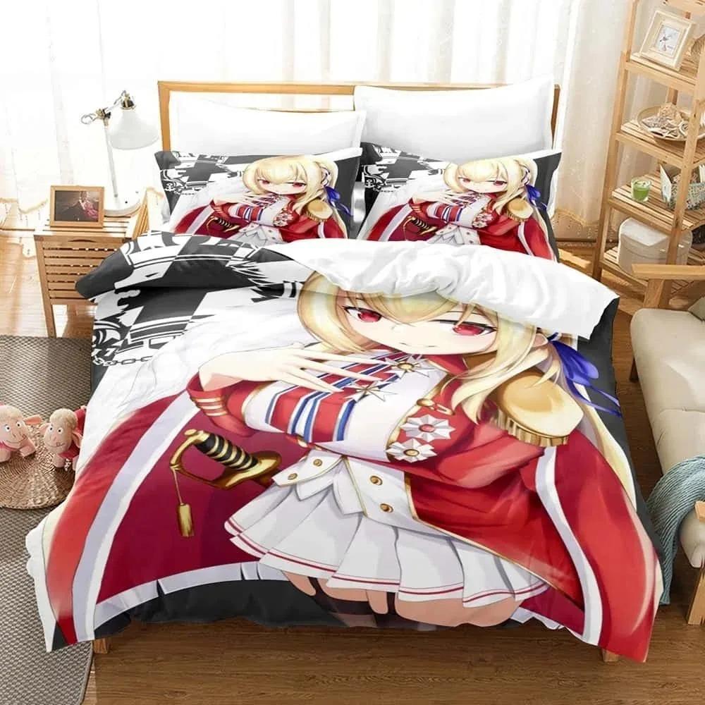 Comforter 3D Print Anime Azur Lane Bedding Set For Bedroom Soft Modern S Comefortable Kids And