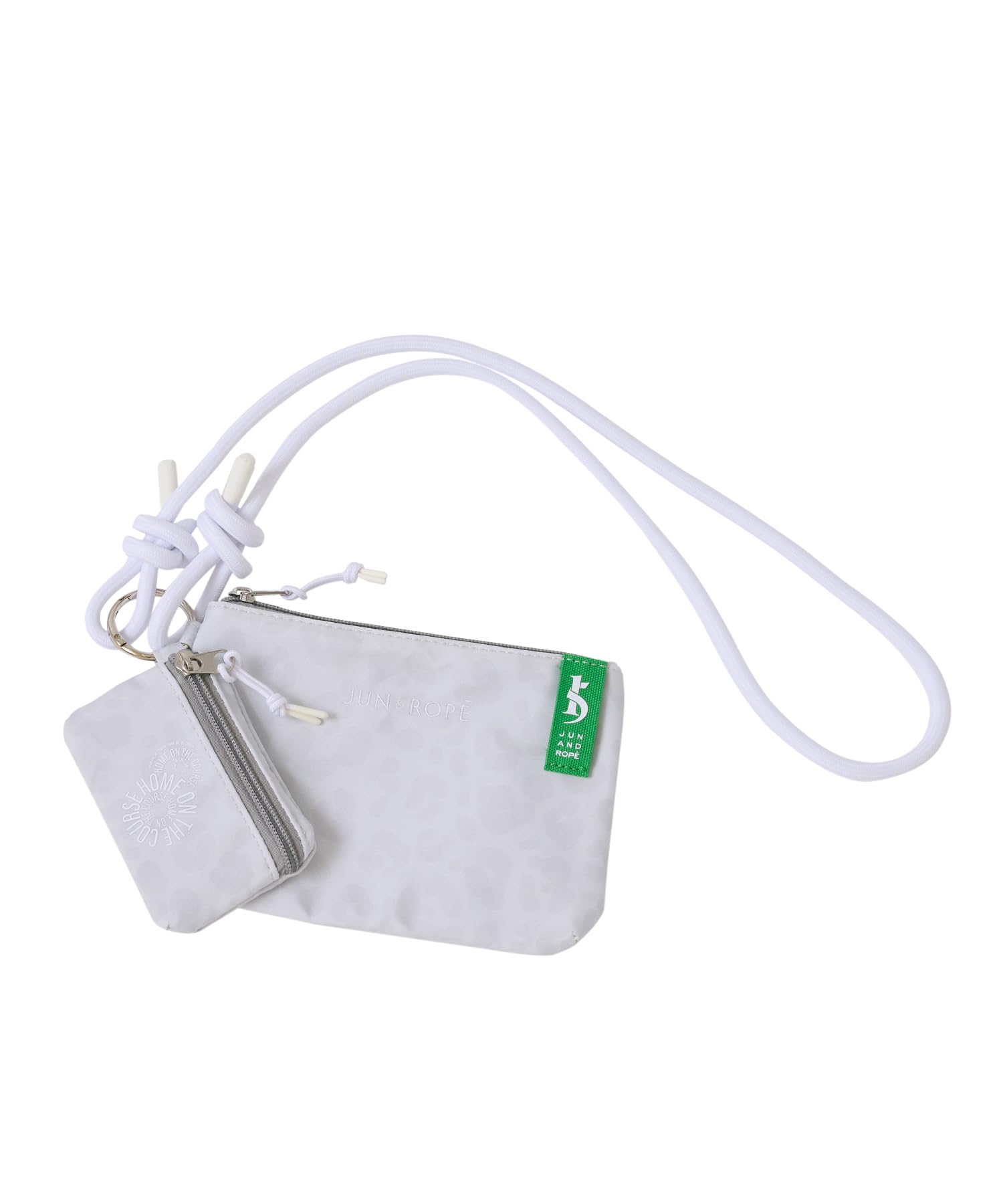 Сумка-почтальон Jun & Rope с животным принтом, серая (07) F