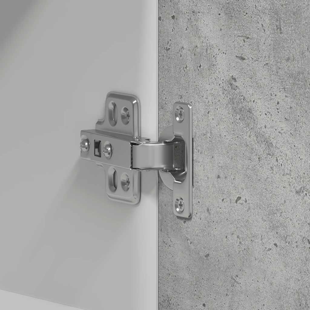 Wall Mounted Kitchen Cabinet Concrete Grey 60 X 31 X 60 Cm Engineered Wood